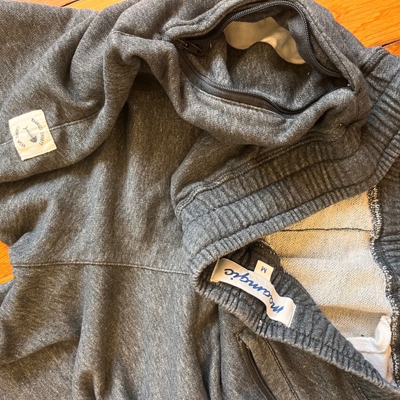 Maamgic Men's Athletic French Terry Shorts Dark Grey, Medium - Picture 3 of 3